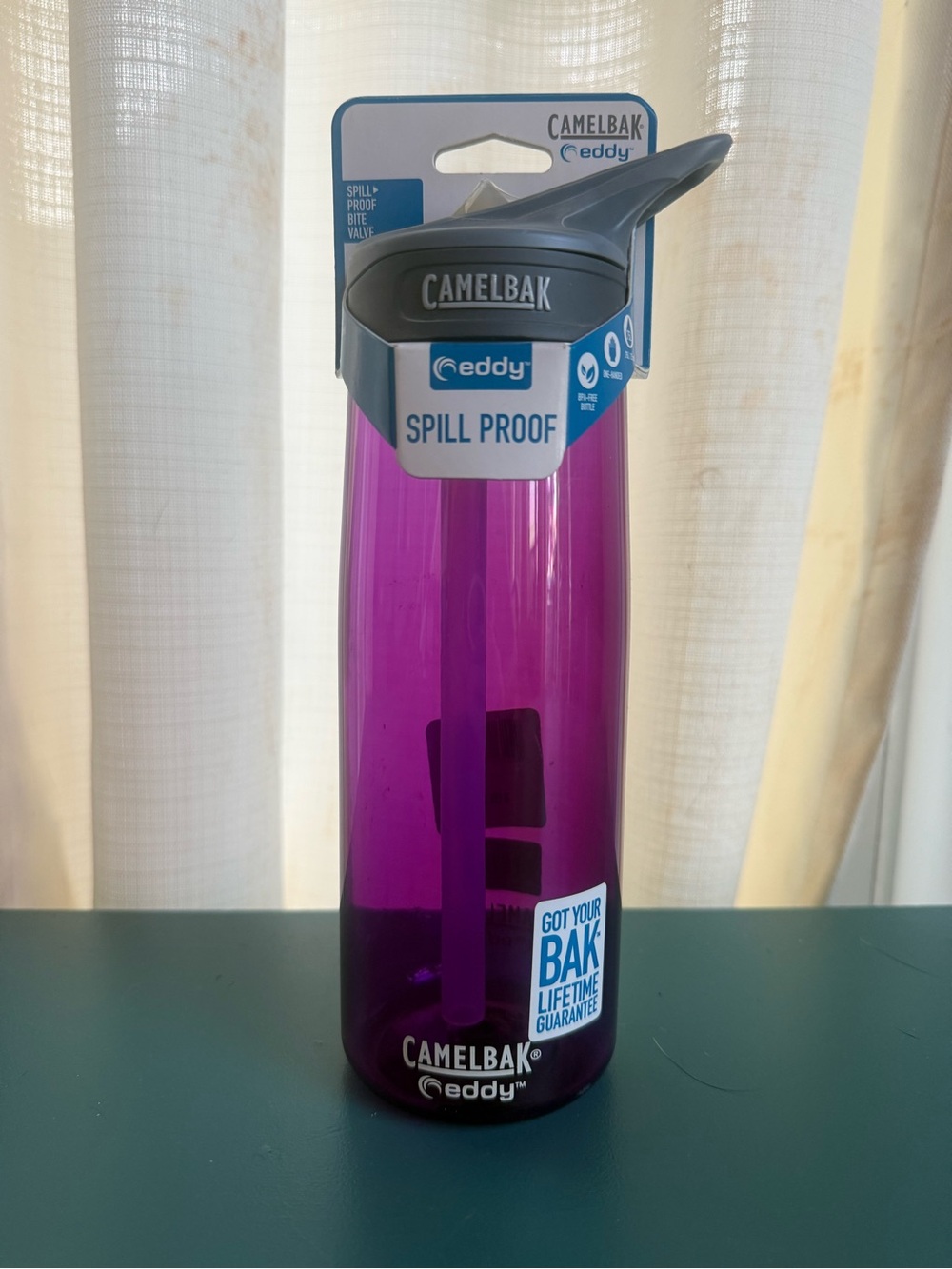 CamelBak Purple and Gray Eddy Water Bottle